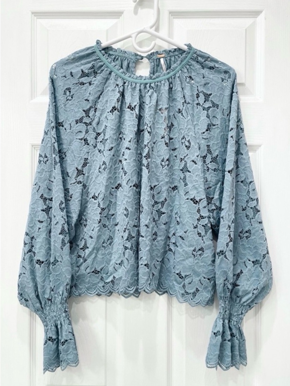 Free People Olivia Lace Top